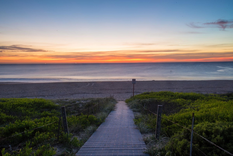water, footpath, beach, nature, boardwalk, ocean, land, beauty in nature, tranquility, sunrise, sea, horizon, plant, maroubra, sky, outdoors, sydney, cloud - sky