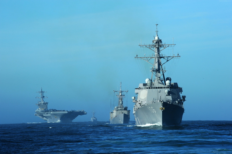 Arleigh Burke-class, USS Stockdale, 4K, guided missile destroyer, DDG-106, USA Navy, USA NavyUSS Stockdale