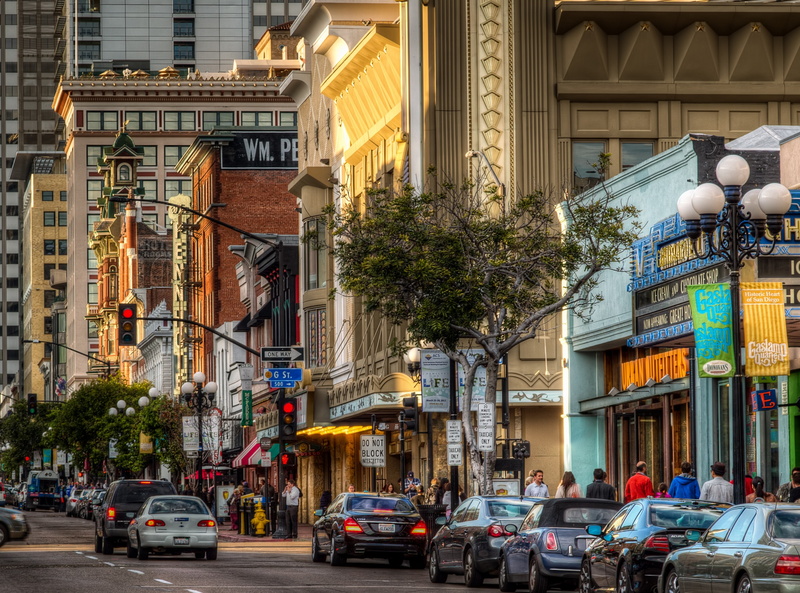 California, Urban, san diego, building, nature, transportation, mode of transportation, land vehicle, building exterior, Cars, Downtown, incidental people