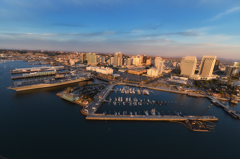 city, no people, 4K, water, built structure, downtown, nautical vessel, building, sky, skyscraper, mode of transportation, cloud - sky, architecture, outdoors