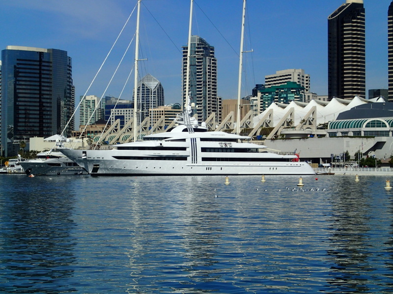reflection, harbor, skyline, water, sailboat, office building exterior, skyscraper, nature, boat, yacht, nautical, modern, 1080P, sky, bay, connection