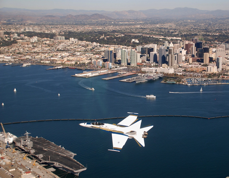 nature, 2K, harbor, office building exterior, aerial View, nautical vessel, outdoors, urban, air vehicle, california, photo, architecture, day, city, building exterior