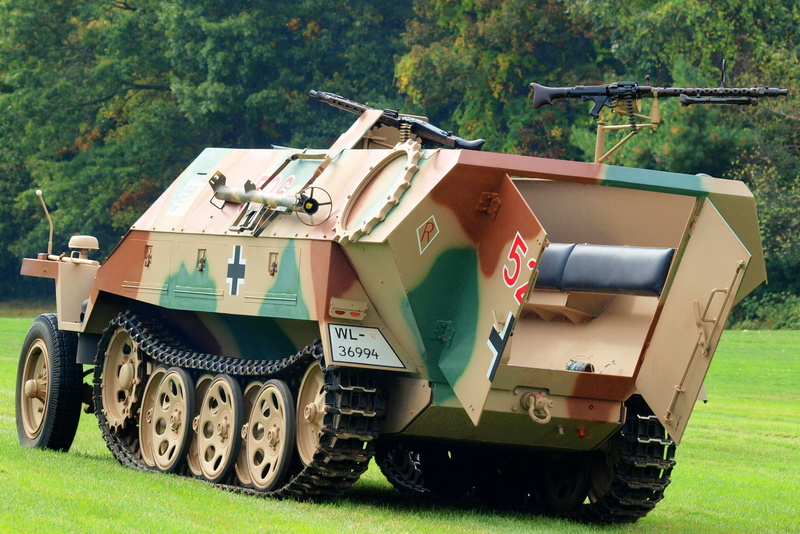 Sd Kfz 251, Second, Special motor vehicle, world, guns, war, German, 2K, APC, period, average, half-track