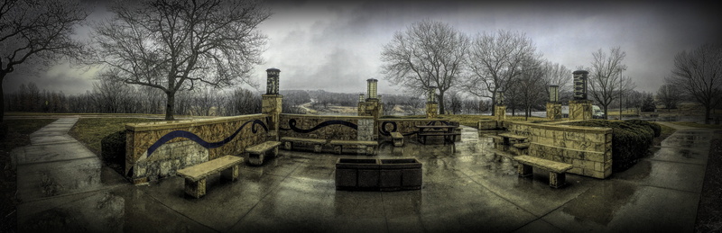 5K, overcast, vignette, fog, textured effect, cemetery, halloween, benches, spooky, rainy, dark, storm, rest stop, horror, tree, no people, night, bare tree
