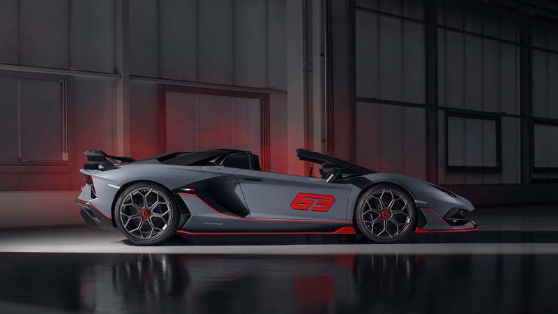 car, supercars, 4K, Lamborghini Aventador SVJ, Convertible, vehicle, Roadster
