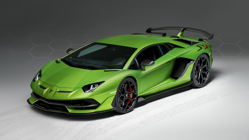 2019, Lamborghini, Aventador, 4K, SVJ