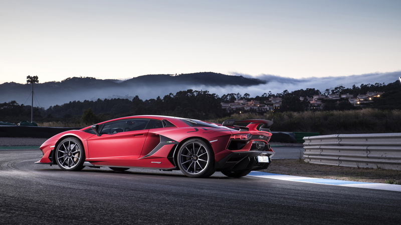 SVJ, 2018, Aventador, Lamborghini, 4K