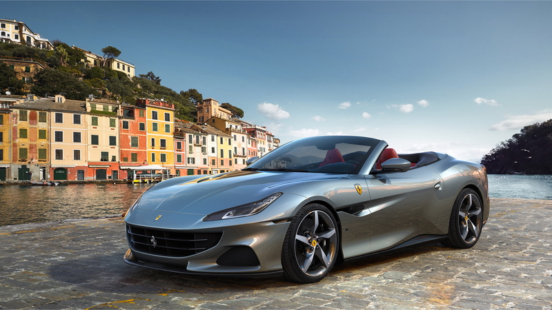 Ferrari, 4K, Italian Supercars, silver cars, vehicle, Ferrari Portofino, car, supercars