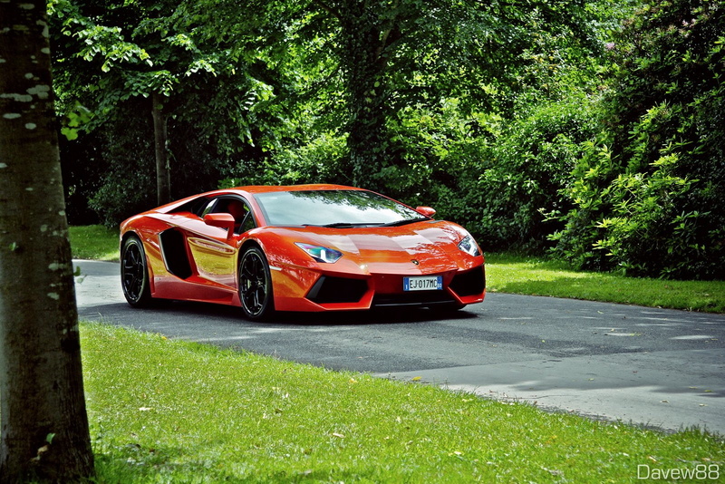 aventador, lp700, cars, italian, orange, 720P, lamborghini, supercars