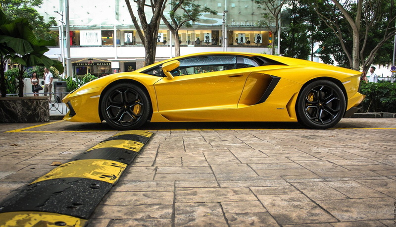 aventador, supercars, italian, lp700, lamborghini, cars, 720P, yellow
