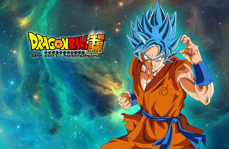 Goku, cartoon, ball, sign, vector, Dragon Ball, backgrounds, Anime, city, moon, star - Space, superhero, nature, night, heroes, blue, SSGSS Goku, Saiyan