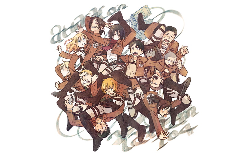 Annie Leonhart, Attack On Titan, Reiner Braun, Marco Bott, Anime, Armin Arlert, Sasha Blouse, Mikasa Ackerman, Connie Springer, Ymir (Attack on Titan)