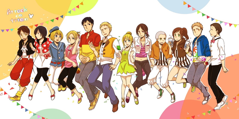 Jean Kirstein, Mikasa Ackerman, 1080P, Connie Springer, Historia Reiss, Marco Bott, Reiner Braun, Armin Arlert, Eren Yeager, Anime, Sasha Blouse, Ymir (Attack on Titan)