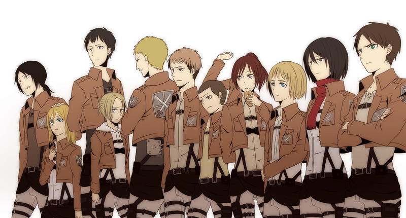 Anime, Ymir (Attack on Titan), Armin Arlert, Jean Kirstein, 1080P, Attack On Titan, Mikasa Ackerman, Connie Springer, Annie Leonhart, Reiner Braun, Historia Reiss
