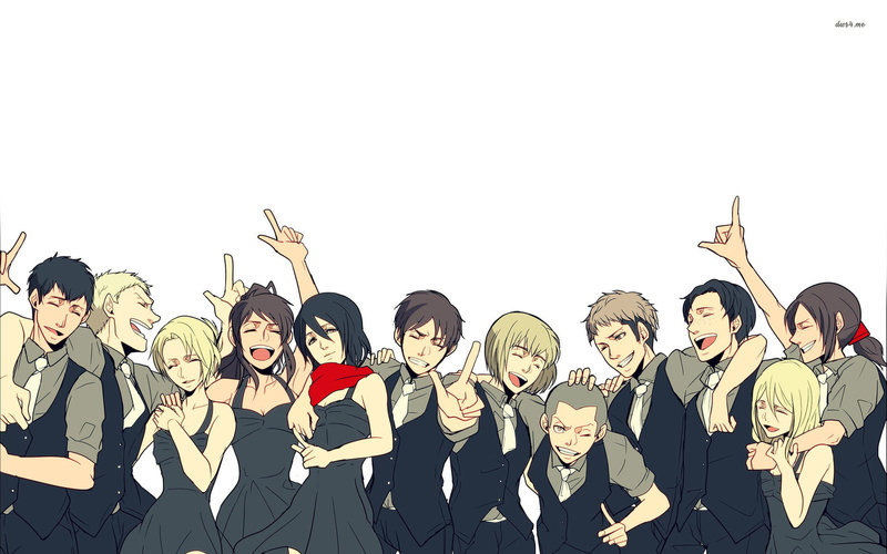 Marco Bott, Bertholdt Hoover, Historia Reiss, Ymir (Attack on Titan), Attack On Titan, Annie Leonhart, Sasha Blouse, Armin Arlert, Jean Kirstein, Mikasa Ackerman