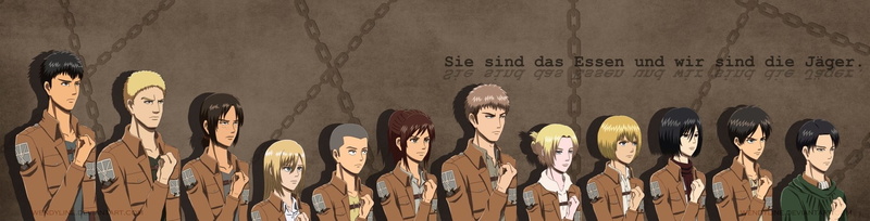 Annie Leonhart, Mikasa Ackerman, Levi Ackerman, Armin Arlert, Eren Yeager, Historia Reiss, Shingeki No Kyojin, Sasha Blouse, Jean Kirstein, Connie Springer