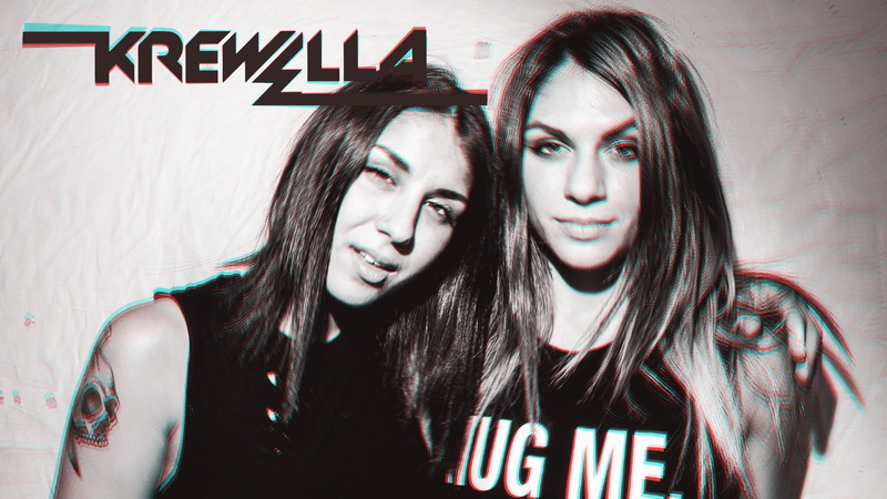 KrewellaLove, headshot, EDM, hairstyle, bangs, western script, portrait, text, young women, beautiful woman, glitch art, The Glitch Mob, lifestyles, emotion