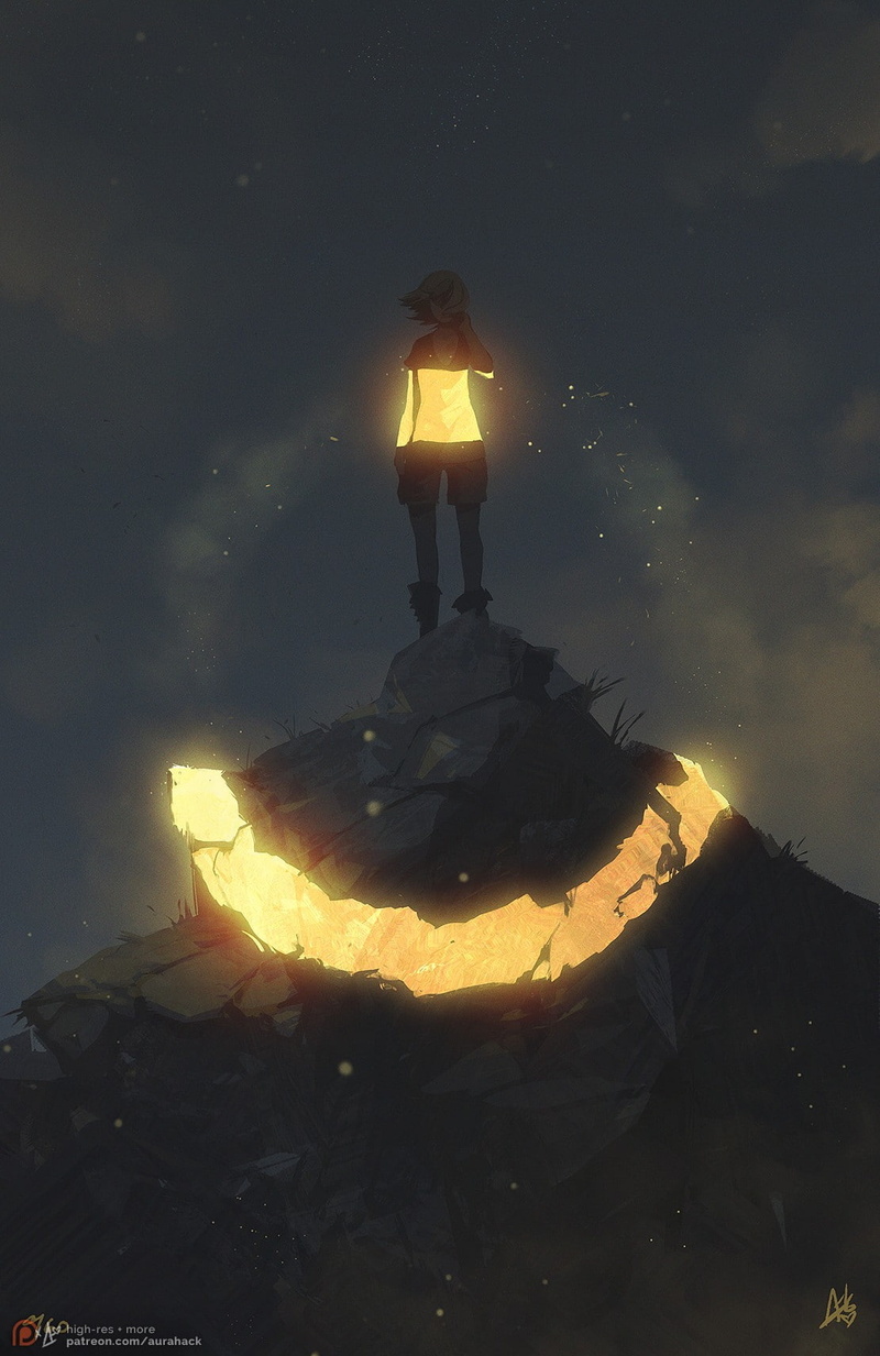 anime, magic circle, 720P