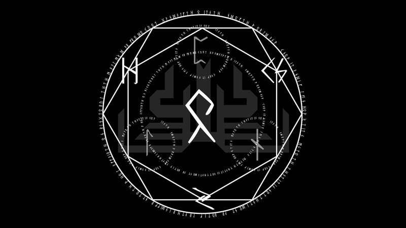 black, magic, abstract, magic circle, 1080P, circle