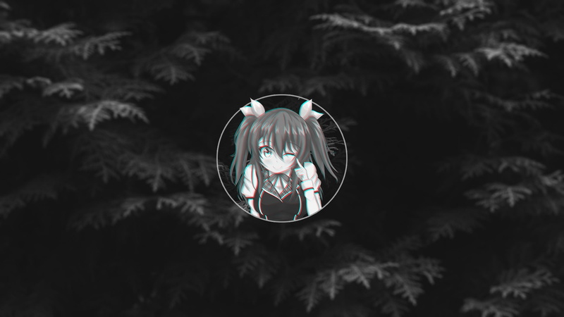 1080P, circle, blurred, anime