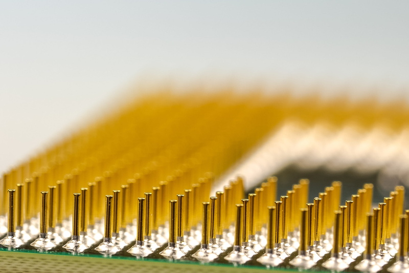 technology, photography, education, close-up, selective focus, macro, processor, genetic research, blurry, control, brass, cpu, gold, scientific experiment