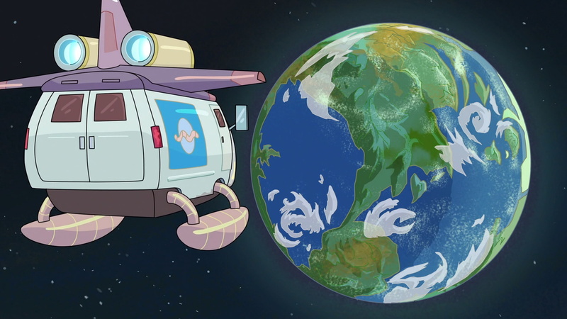communication, cartoon, planet earth, Rick and Morty, human representation, map, sea, 1080P, planet - space, outdoors, water, Adult Swim, art and craft