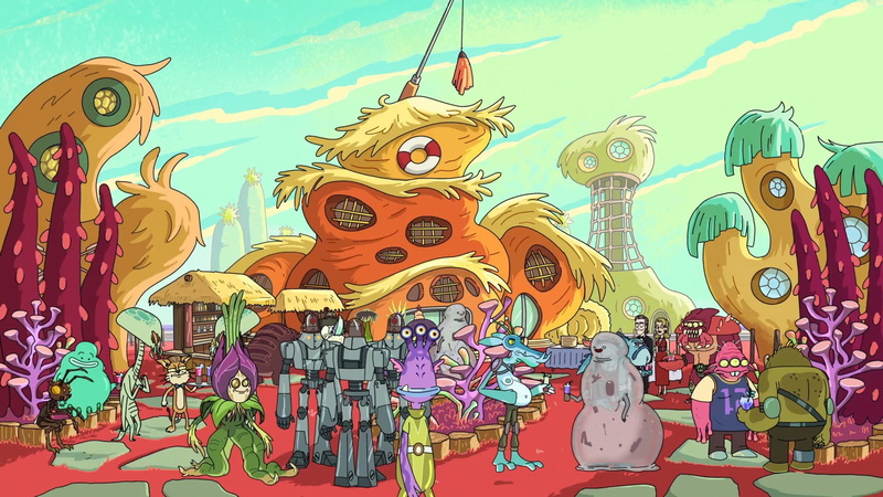 Squanchy, Adult Swim, Rick and Morty, characters, robot, cartoon, 1080P