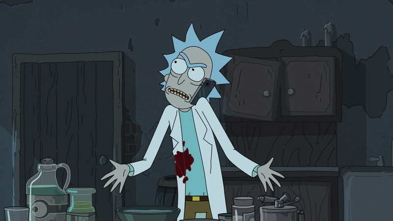 architecture, built structure, art and craft, shape, Adult Swim, representation, Rick Sanchez, craft, large group of objects, creativity, wall - building feature
