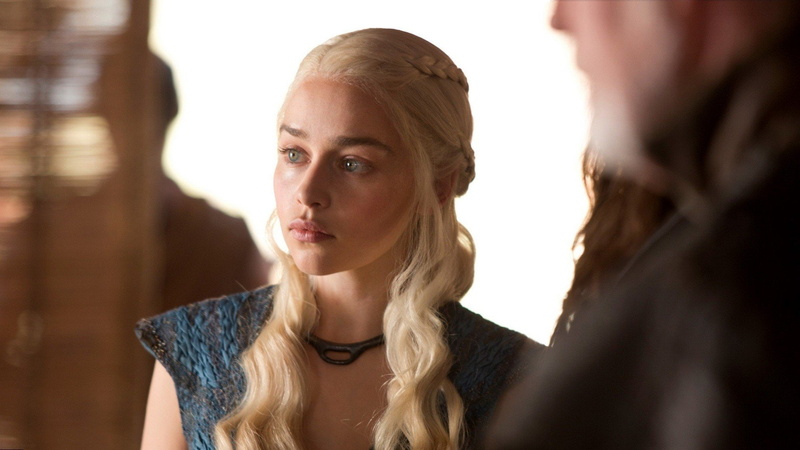 braids, Game of Thrones, 1080P, Emilia Clarke, blue eyes, Daenerys Targaryen, blonde, long hair