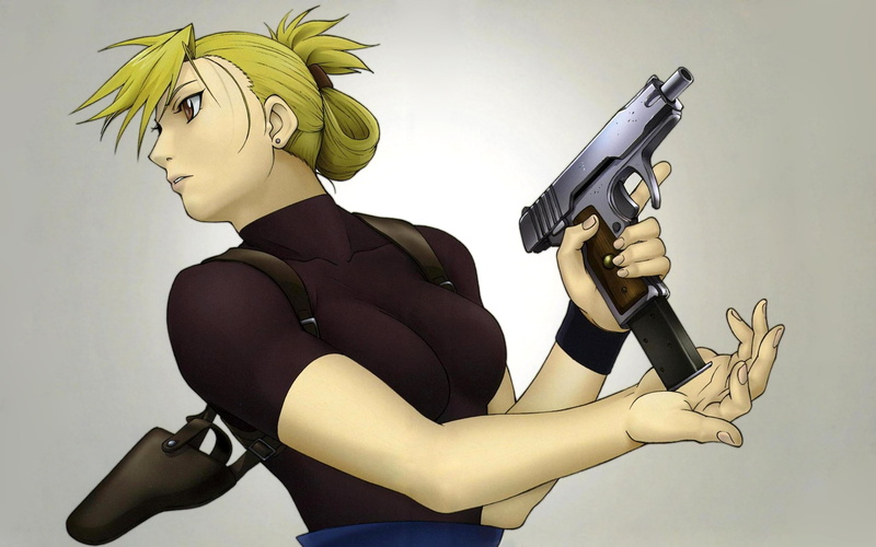 x, riza, Riza Hawkeye, hawkeye, fullmetal, 2K, anime, Fullmetal Alchemist, metal, full, art, alchemist, hd