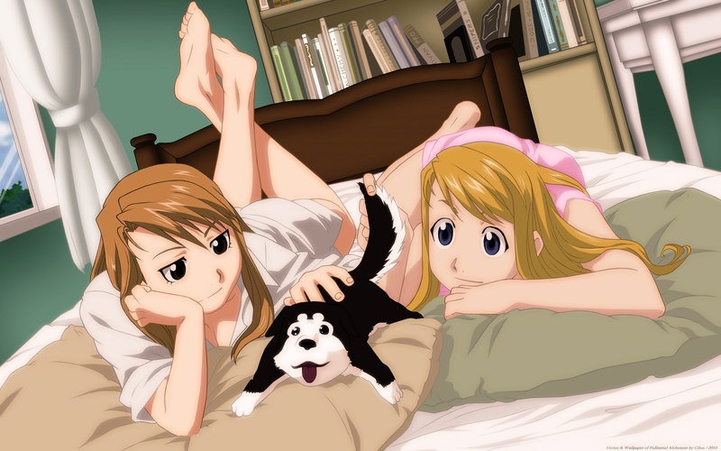 Rockbell, Hayate, hd, winry, alchemist, Hawkeye, Black, 2K, full metal alchemist, metal, riza, anime, art, full