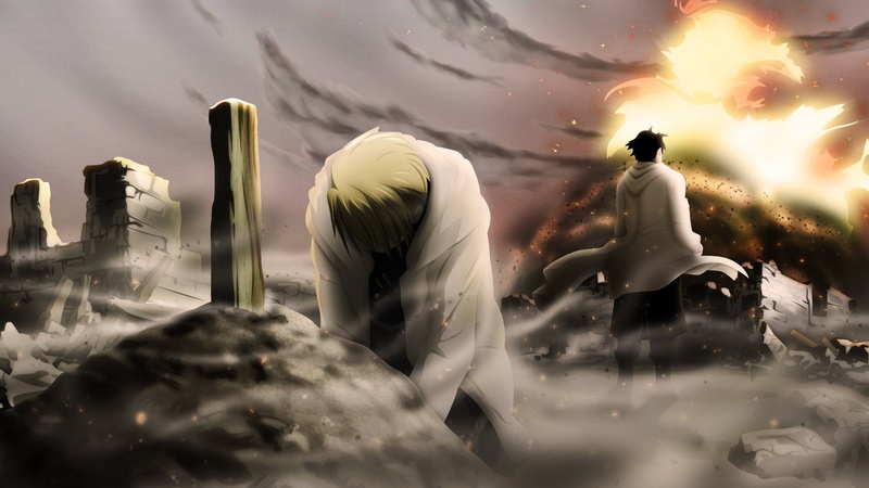 Riza Hawkeye, Roy Mustang, 1080P, FullMetal Alchemist