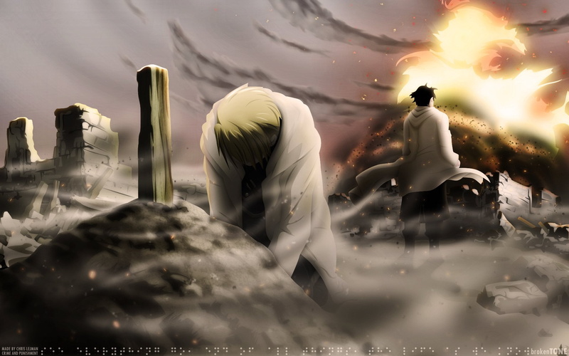 Roy Mustang, FullMetal Alchemist, 1080P, Riza Hawkeye