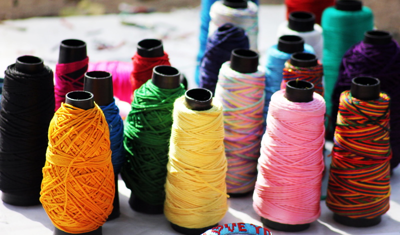 Cloth, variation, Thread, fabric, still life, Sewing, yarns, multi colored, table, Textile, Threads, side by side, indoors, choice, arrangement, focus on foreground
