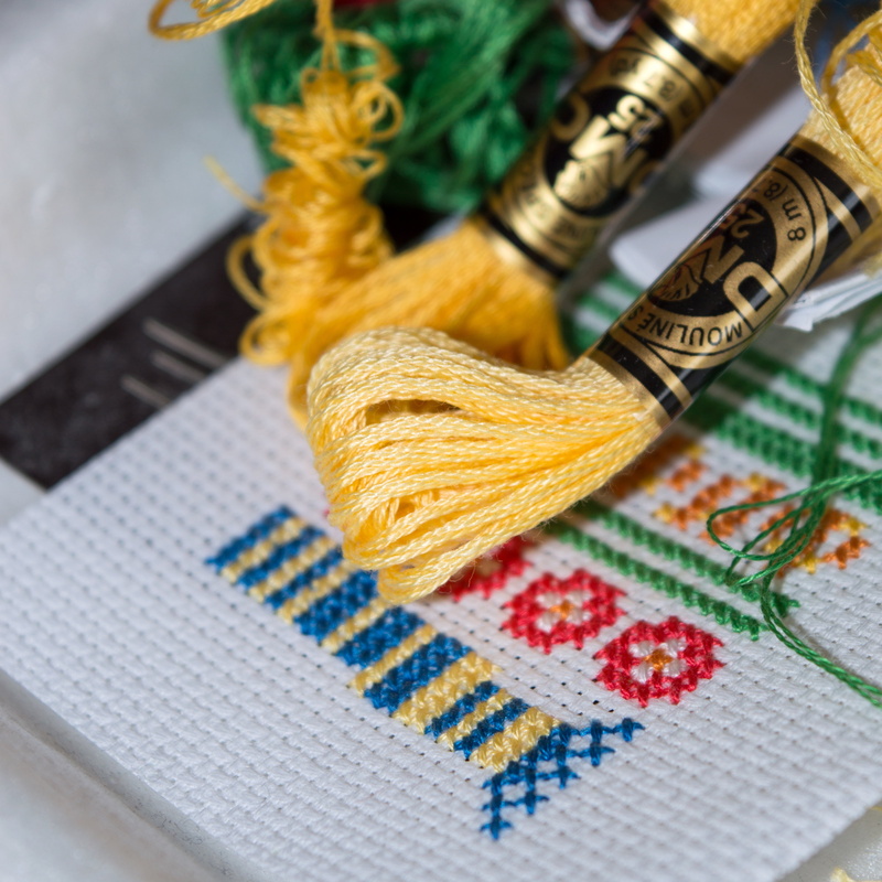 table, yellow, sewing needle, textile, art and craft, sewing item, 4K, multi colored, color, needlework, needle, floss, handmade, hobby, personal accessory