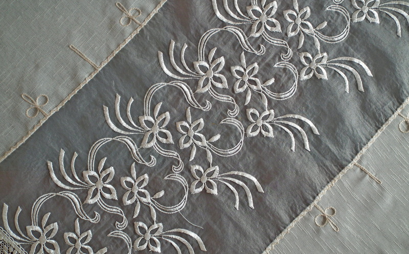 embroider, embroidery, hobby, tablecloth, nature, floral pattern, full frame, backgrounds, close-up, creativity, craft, indoors, no people, art and craft