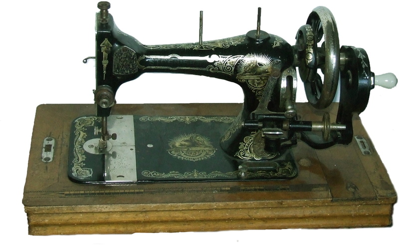communication, scissors, 1080P, obsolete, sewing machine, vintage, tailor, woman, seam, sewing, material, mechanical, isolated, manufacturing equipment