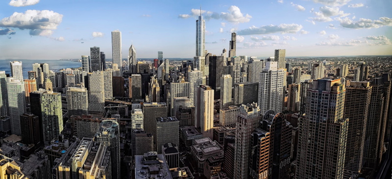 cloud - sky, office building exterior, architecture, modern, landscape, city, urban skyline, crowded, skyscraper, tall - high, travel destinations, cityscape
