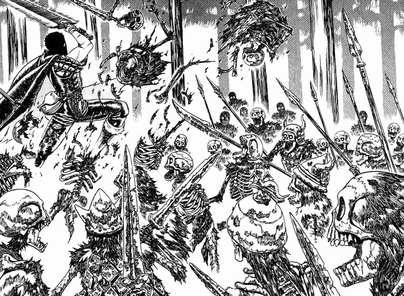 pattern, creativity, 720P, architecture, no people, outdoors, low angle view, growth, decoration, sky, tree, human representation, art and craft, Kentaro Miura