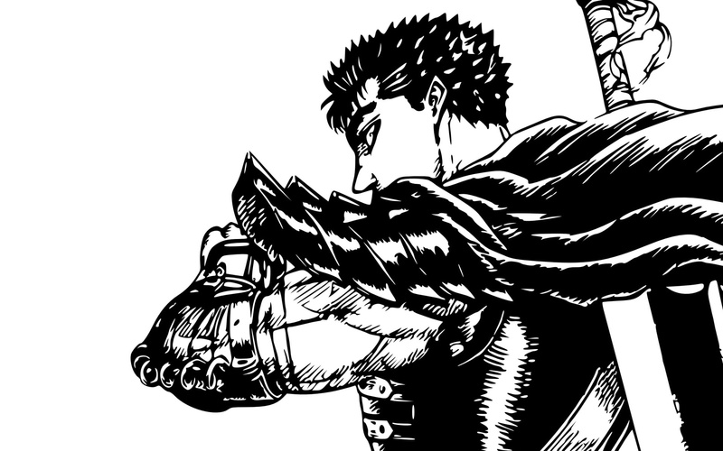 close-up, animal wildlife, human representation, armor, craft, art and craft, studio shot, white background, representation, Berserk, Kentaro Miura, Guts