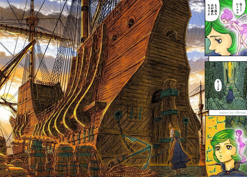 representation, building exterior, low angle view, Berserk, built structure, outdoors, dress, architecture, art and craft, arts culture and entertainment