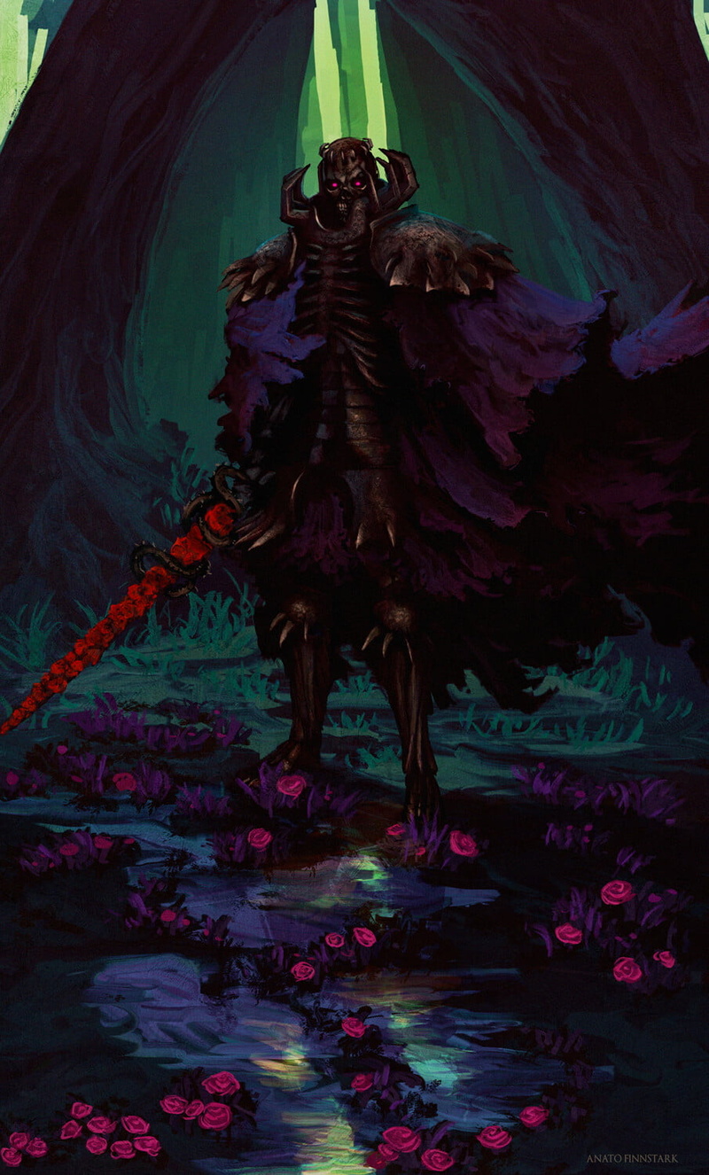 Berserk, Skull Knight, fantasy art, 720P, artwork