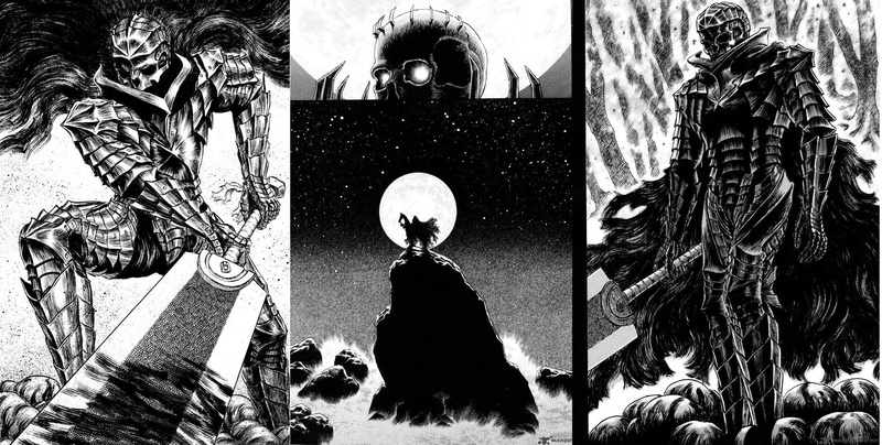 skull, gatts, 1080P, berserk, knight
