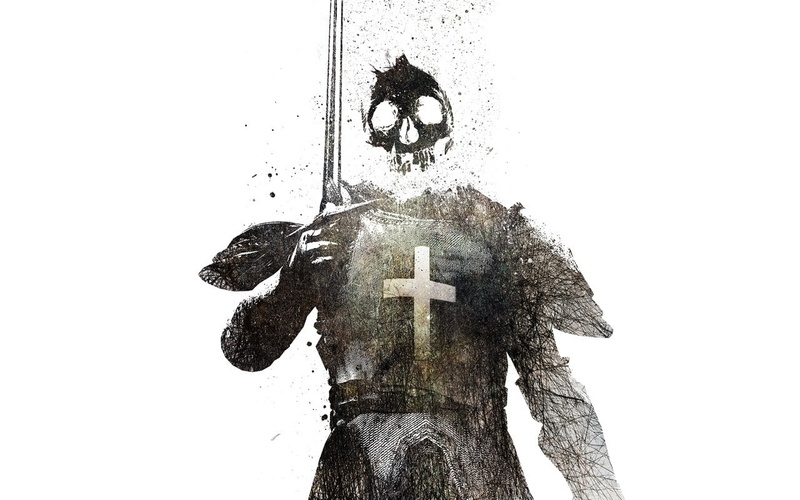 death, 720P, sword, Knights, skull, Alex Cherry