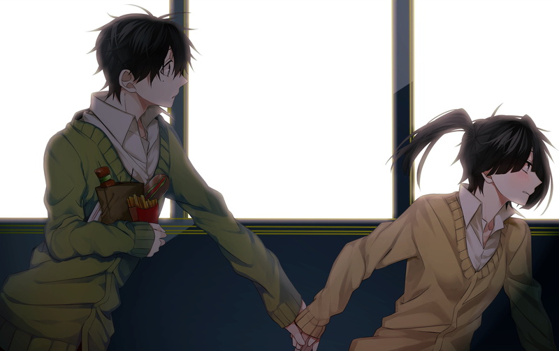 2K, Anime, Haruka Kokonose, Takane " Ene" Enomoto, Kagerou Project