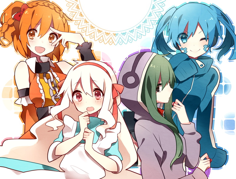 Kagerou Project, Tsubomi Kido, Marry Kozakura, Takane " Ene" Enomoto, Momo Kisaragi, 1080P, Anime