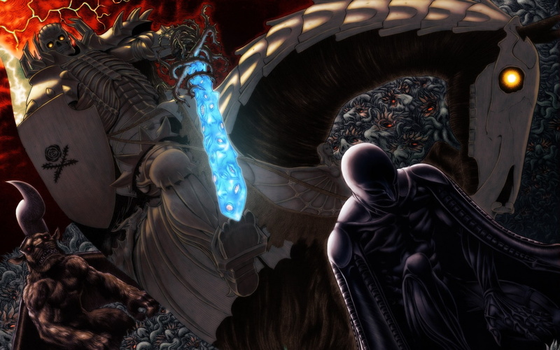 female likeness, religion, art and craft, building, angel, indoors, pattern, human representation, craft, architecture, 720P, Berserk, representation