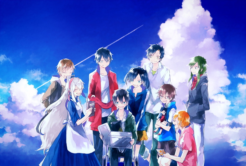 amamiya, momo, kagerou, seto, kido, project, takane, haruu, kousuke, sky, kozakura, kano, enomoto, clouds, kisaragi, 720P, shuuya, shun, hibiya, tsubomi