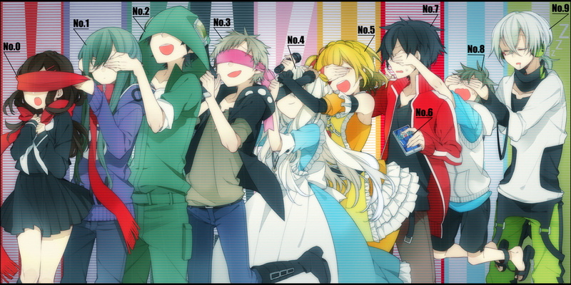 Tsubomi Kido, 1080P, Ayano Tateyama, Hibiya Amamiya, Shuuya Kano, Kagerou Project, Ene (Kagerou Project), Kousuke Seto, Marry Kozakura, Momo Kisaragi