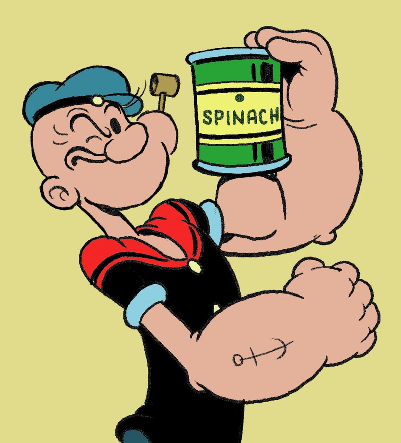 marino, popeye, espinacas, bote, 1080P